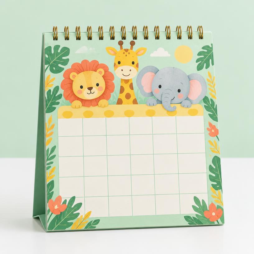 Calendário infantil
